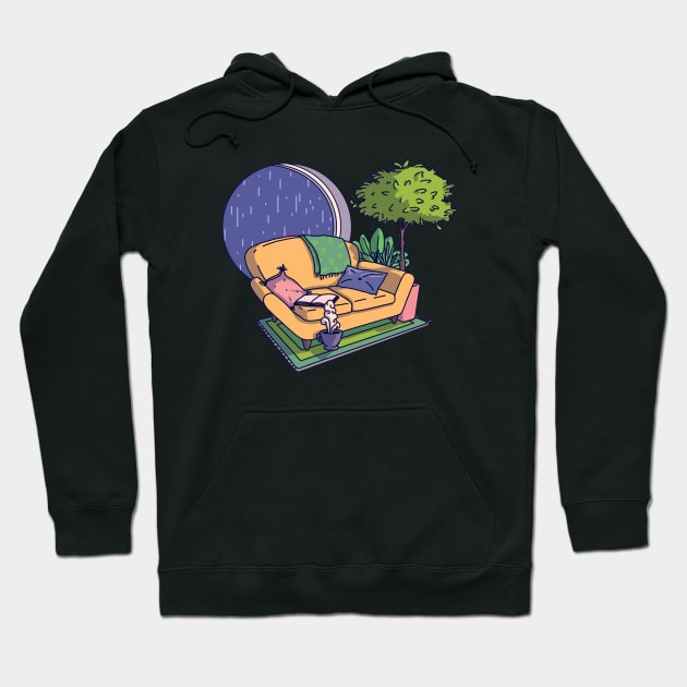 Cozy Couch Hoodie by Ginkgo Whale